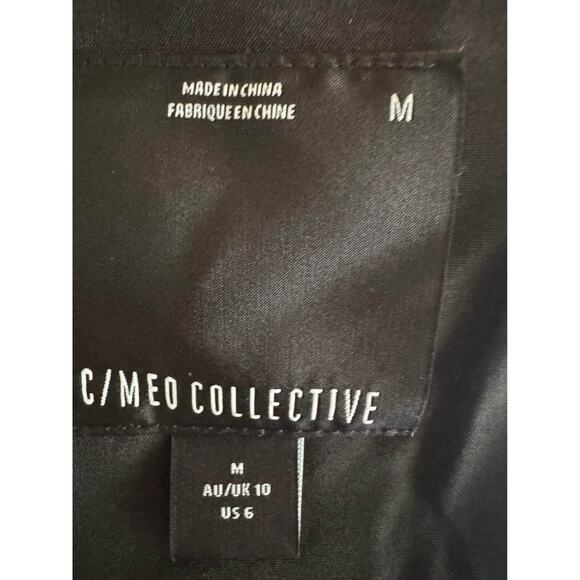 C/MEO Collective Women’s Medium Black Soaked Short Sleeve Mini Dress - Picture 10 of 10